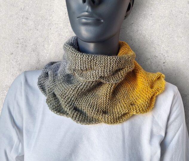 Strickanleitung Halssocke, Neckwarmer, Loop, Schalkragen, Cowl  #323