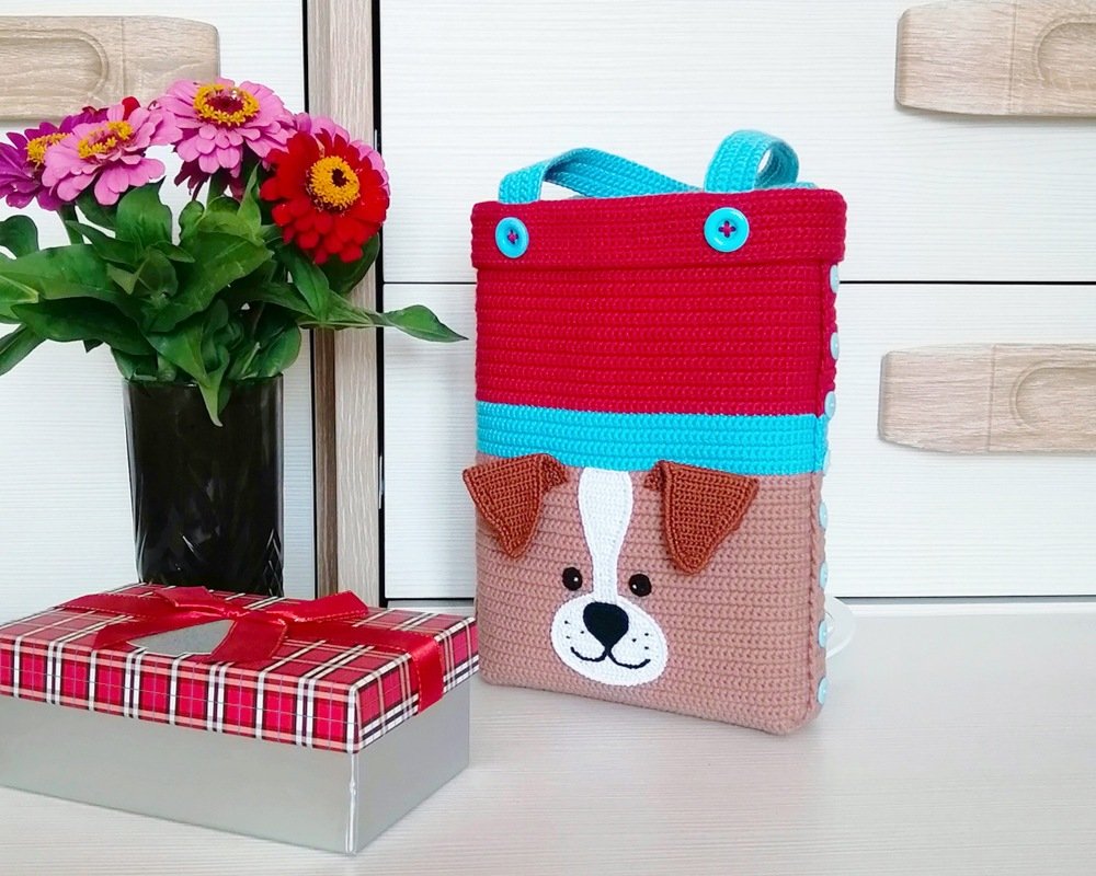 336 Crochet Pattern - Dog small Bag for presents or to put dog things - Image 9