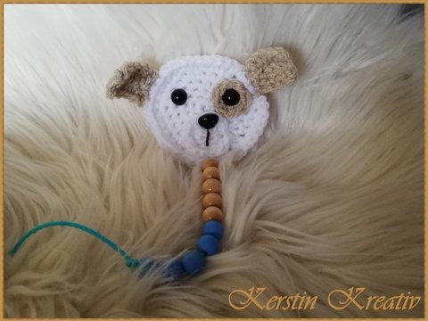 Häkelanleitung Rechenkette Hund