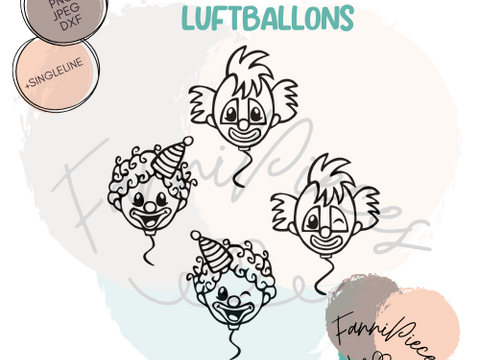 Clown Luftballons