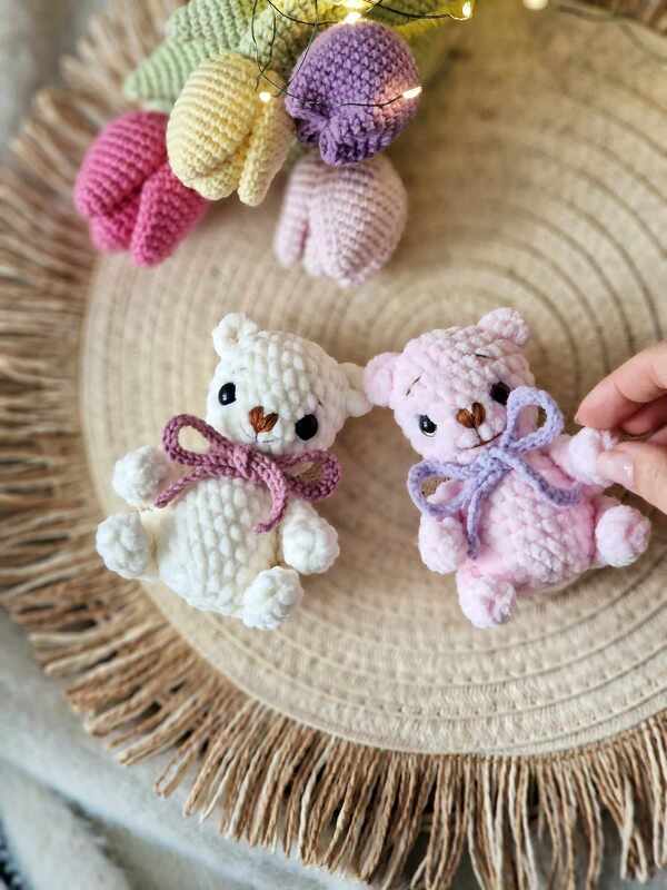 Crochet marshmallow plush teddy bear amigurumi pattern - Image 8