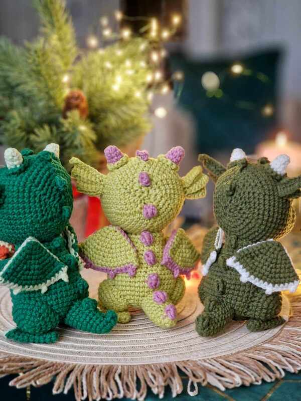 Crochet dragon amigurumi pattern - Image 2