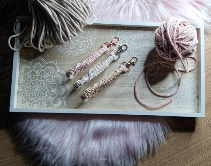 Makramee Schlüsselanhänger