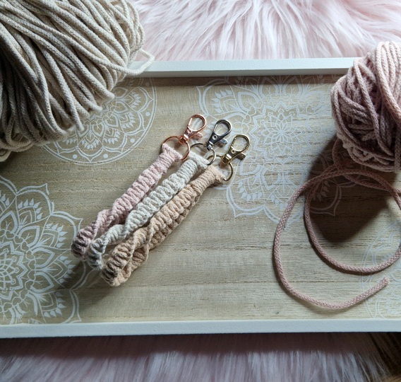 Makramee Schlüsselanhänger