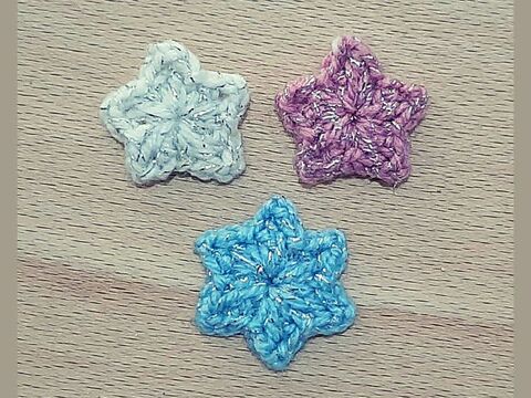 Häkelanleitung Stern einfach (zwei - für 5-Punkt und 6-Punkt)