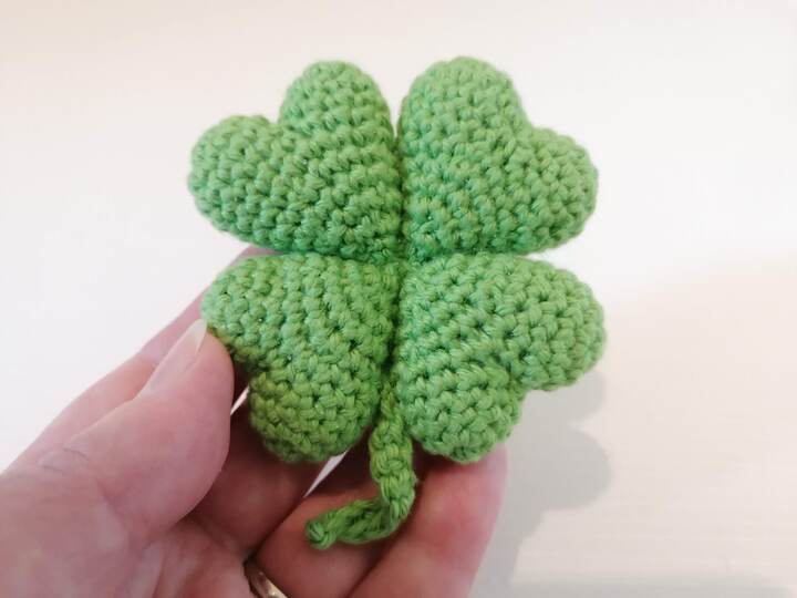 Crochet Pattern Four Leaf Clover Amigurumi