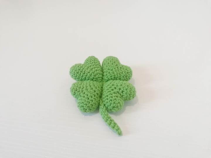 Crochet Pattern Four Leaf Clover Amigurumi