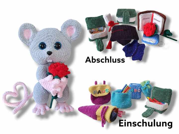 Crochet Pattern School Starter BartholoMouse