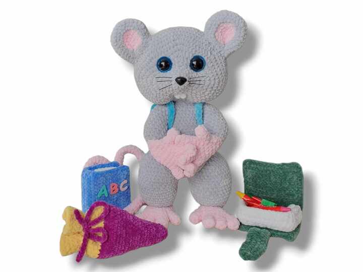 Crochet Pattern School Starter BartholoMouse