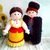 K082 Knitting Pattern Ukraine Doll Cossack Kazak man and woman with clothes