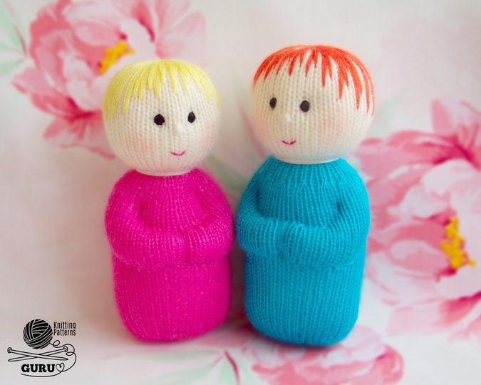 K075 Knitting Pattern - Babies with blanket and bonnet (Boy and girl) baby