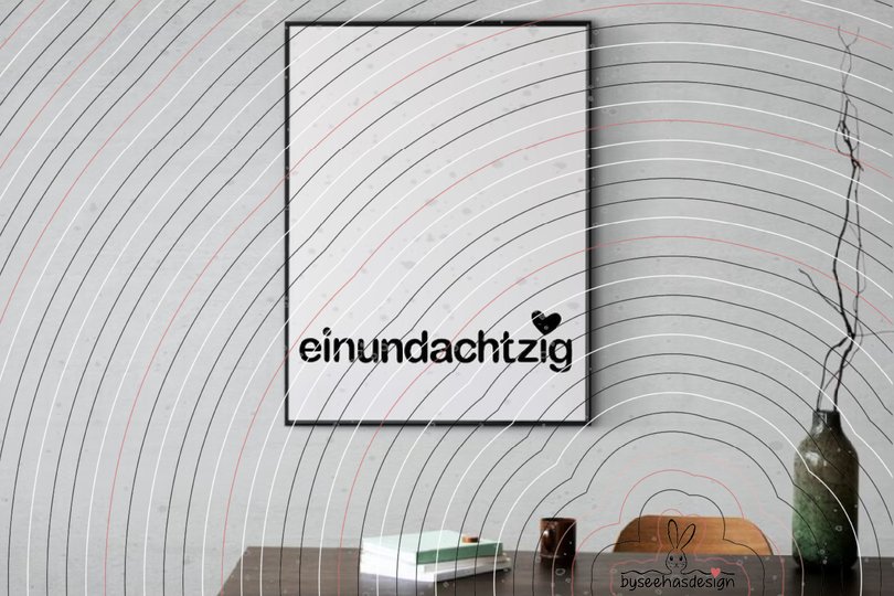 Zahlen 80-100 Plotterdatei SVG