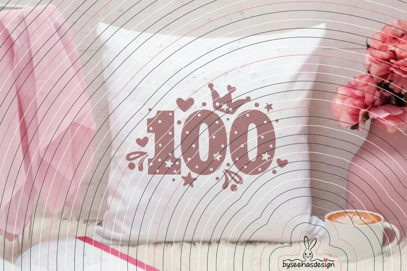 Zahlen 80-100 Plotterdatei SVG