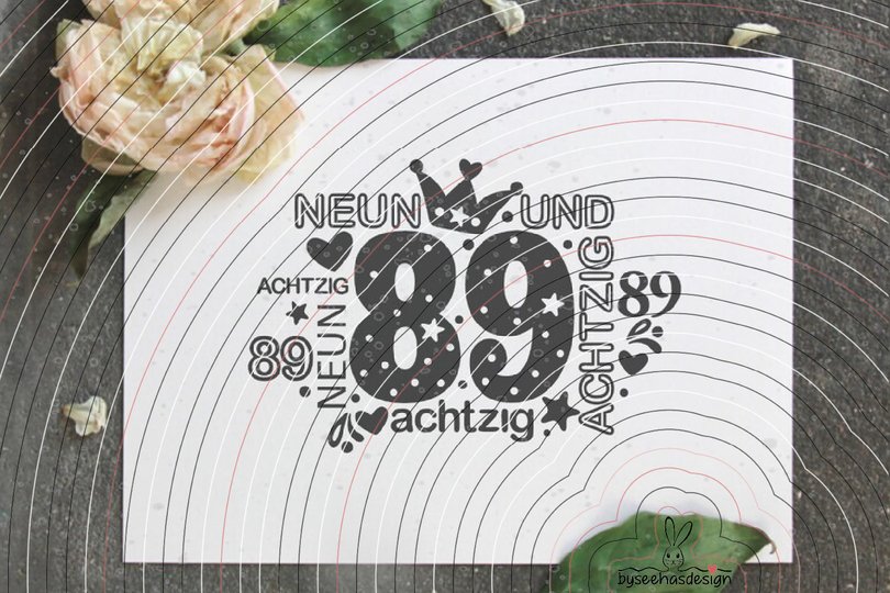 Zahlen 80-100 Plotterdatei SVG