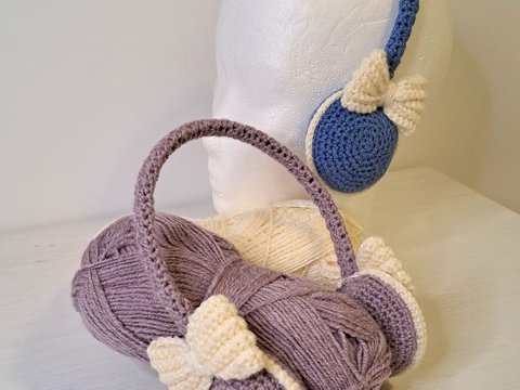 Ohrenwärmer häkeln - Häkelanleitung PDF