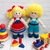 K070 Knitting Pattern - Dolls with clothes. Boy and Girl - Amigurumi