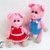 K061 Knitting Pattern - Pig the Girl and Pig the Boy Knitted soft toys Ami