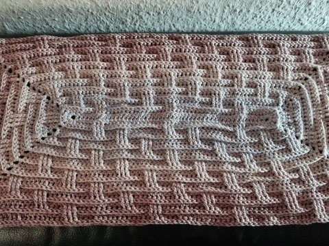 Häkelanleitung Decke "bricks blanket" - rechteckig und quadratisch