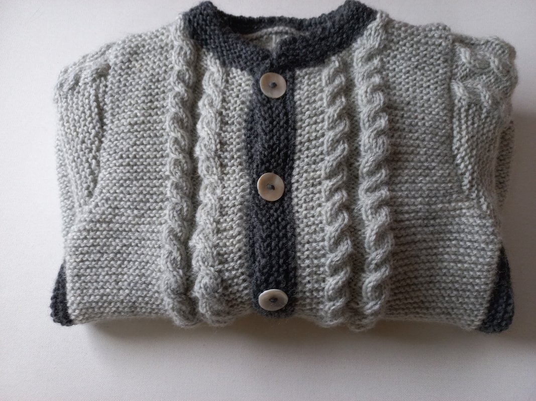 Strickanleitung Kinder-TRACHTENJACKE, Schurwolle,Größe 110/116 deutsch - Bild 2