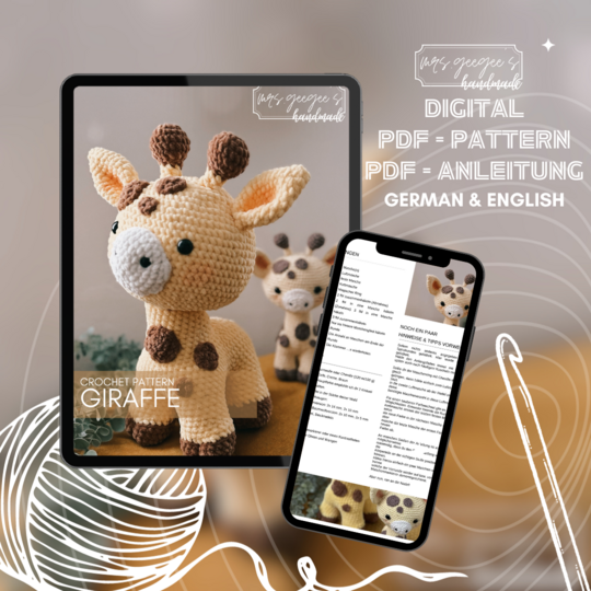 H&auml;kelanleitung Giraffe - Deutsch PDF