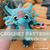 Crochet pattern I Big Dragon - 40-60 cm I CYAN I PDF english