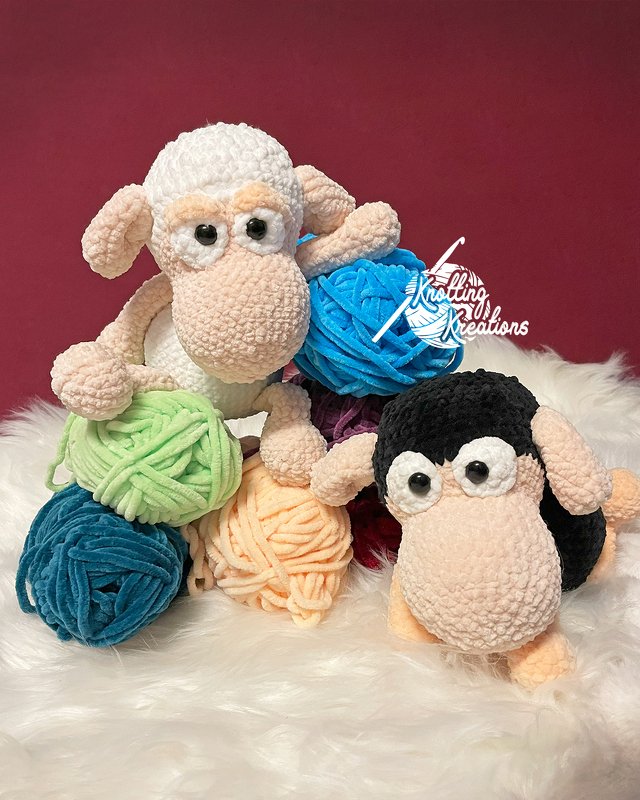 Crochet Pattern Sheep - Dolly and Molly - PDF US Terms - Image 4