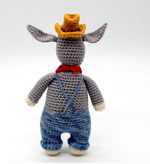 Clive the Cowboy crochet pattern (Amigurumi) in English