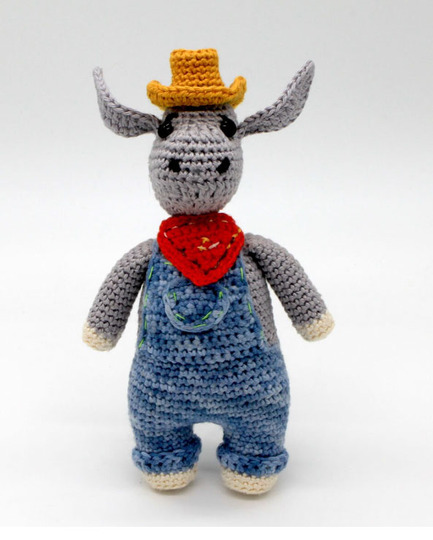 Clive the Cowboy crochet pattern (Amigurumi) in English