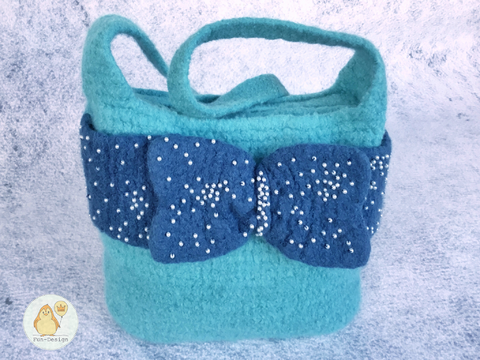 Filztasche Debbie, Anleitung zum Häkelfilzen