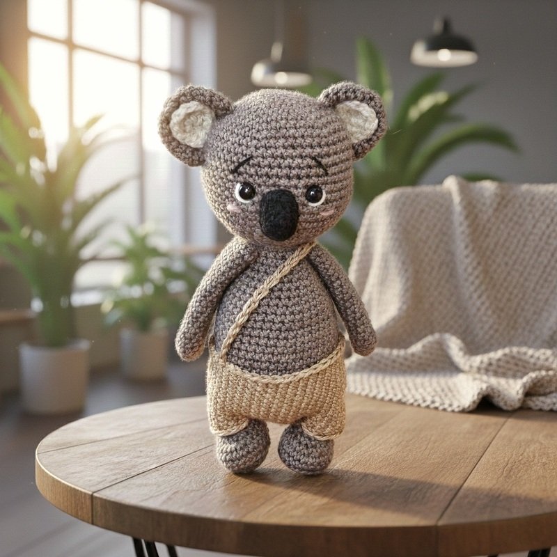 PDF Häkelanleitung Koala Paul – Amigurumi häkeln – Anleitung für Anfänger
