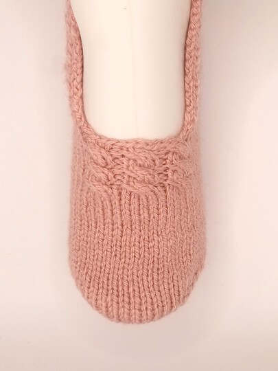 Einfache Haussocken "Zöpfli" stricken, Gr.28-47