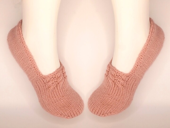 Einfache Haussocken "Zöpfli" stricken, Gr.28-47