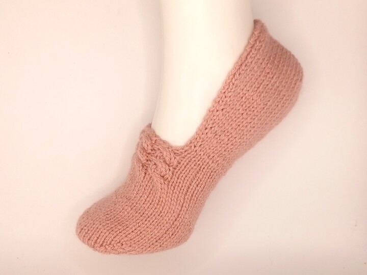 Einfache Haussocken "Zöpfli" stricken, Gr.28-47