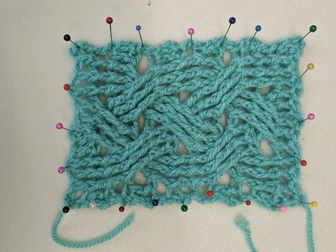 geflochtenen Zopf mit 4 Strängen häkeln #003