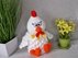 Häkelanleitung: Fröhlicher Hühnchen-Geschenkbeutel für Ostern