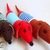 K052 Knitting Pattern - Dog Dachshund with 3 different covers