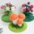 K041 Fairytale Magic Meadows for puppet theatre: berries, mushroom flower