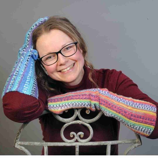 Socken quer stricken - Größe 36 / 37