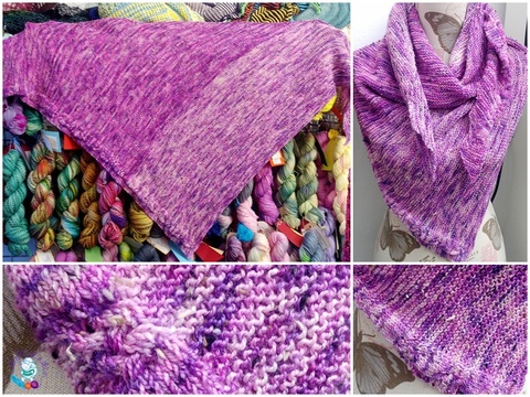 Tuch Zöpfle, Strickanleitung