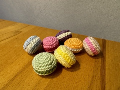Mini Macaron für Spielküche, Kaufladen oder als Küchen-Deko (einfach)