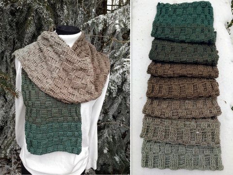 Häkelanleitung (Männer)Schal Gael