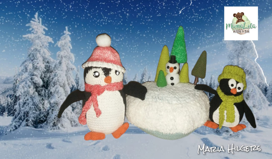 Winterspaß Pinguine - Häkelanleitung