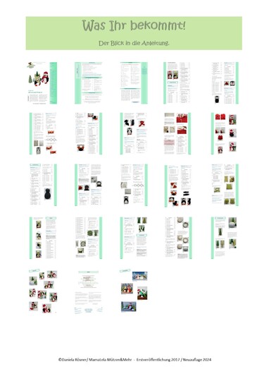 Winterspaß Pinguine - Häkelanleitung