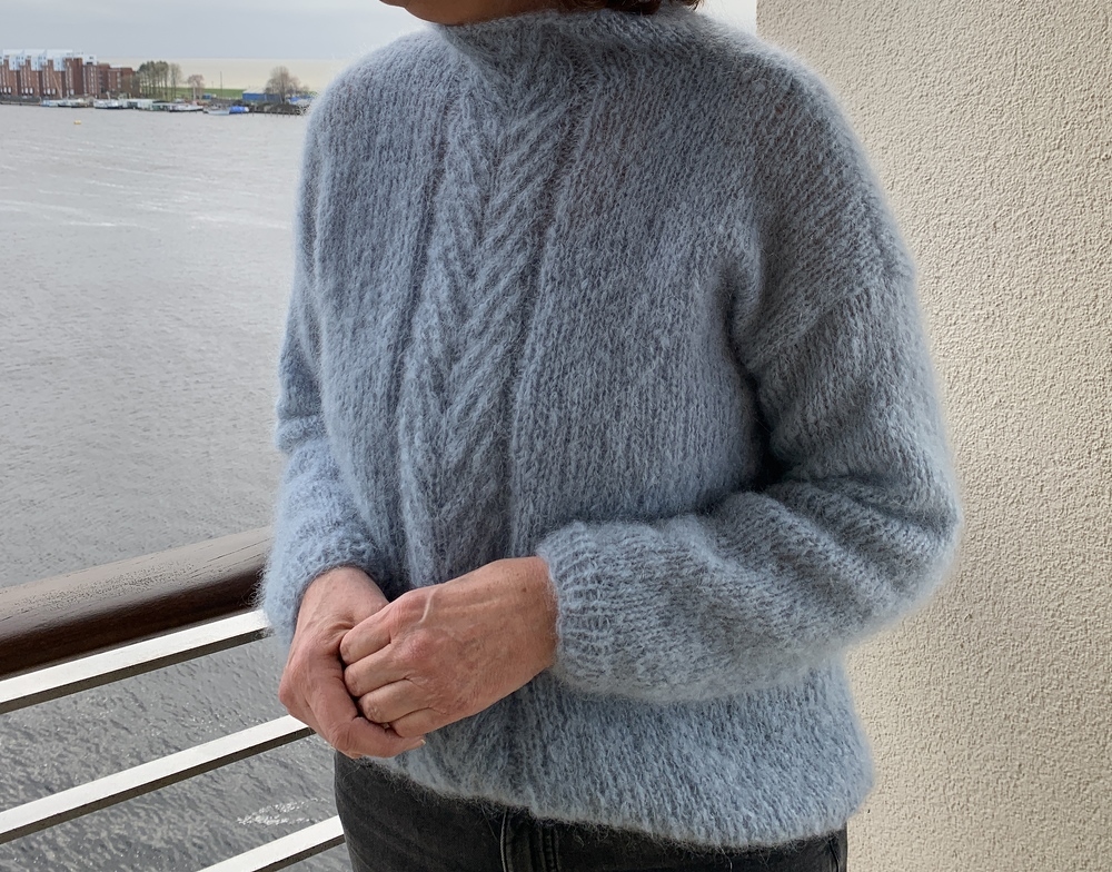 Strickanleitung Pullover Lotta Größe 36 – 48