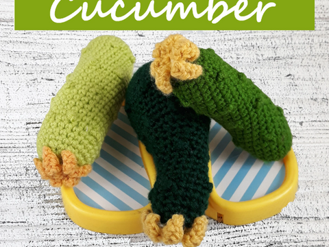 Crochet cucumber