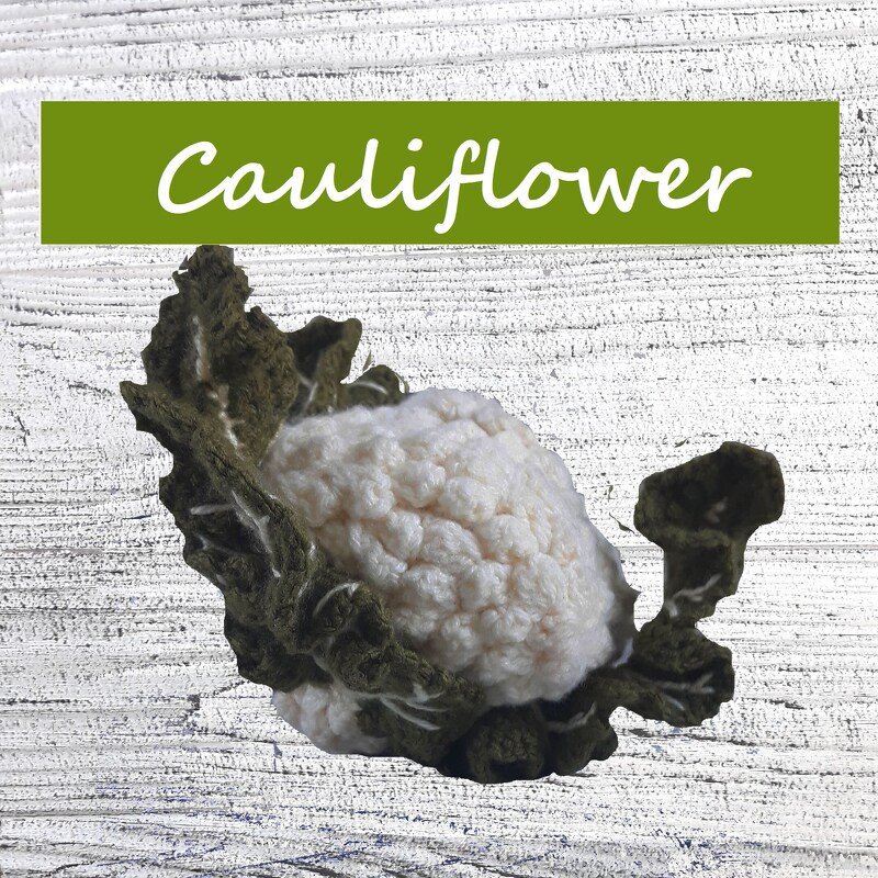 Crochet cauliflower