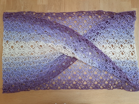 Sommer Möbius Schal Loop Häkelanleitung