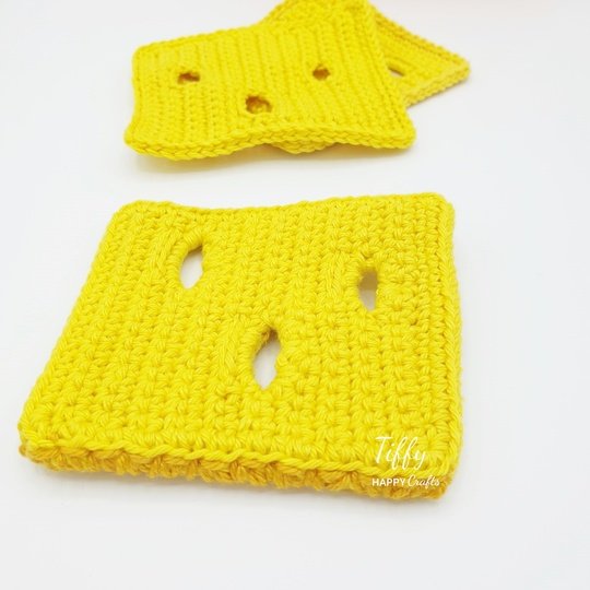 Käsescheibe für Kinderküche-Kaufladen Zubehör Häkelanleitung