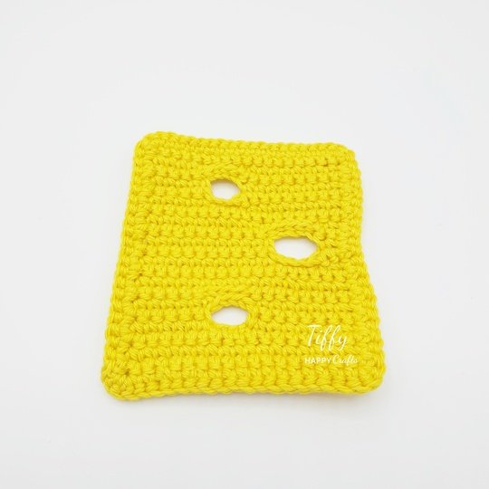 Käsescheibe für Kinderküche-Kaufladen Zubehör Häkelanleitung