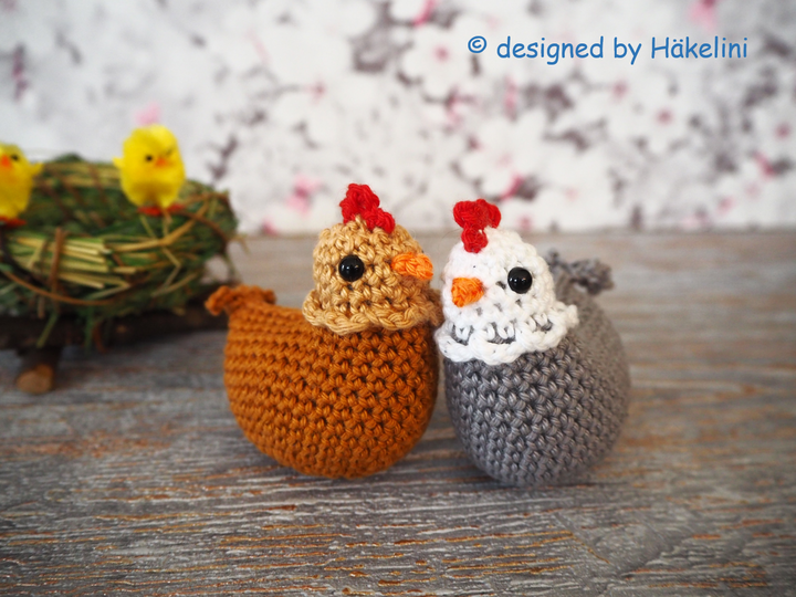 Hühner Henri & Henriette ohne Nähen